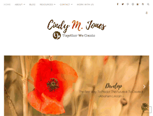 Tablet Screenshot of cindymjones.com